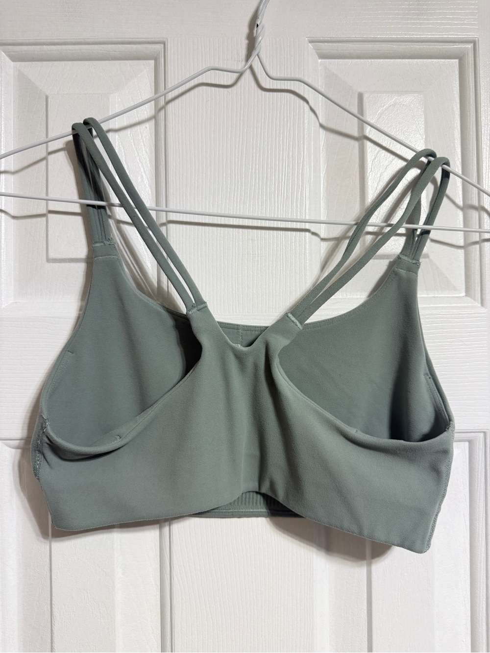 Spanx smooth seamless leggings, jacket and bra set Fennel green size small - Picture 11 of 16